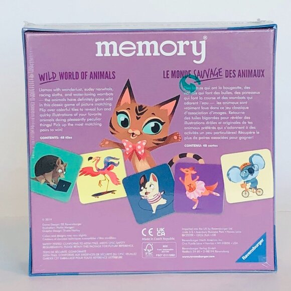 New Sealed Ravensburger Game Cute Monster Memory Game- En/Fr - Picture 5 of 14